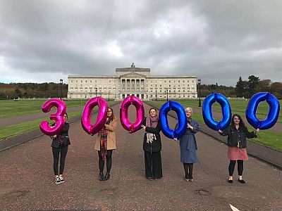 PRESS RELEASE: Precious Life send a powerful reminder that an incredible 300,000 people say NO to abortion in Northern Ireland