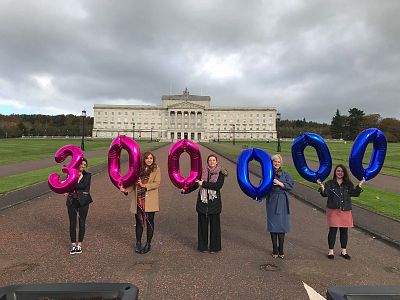 PRESS RELEASE: Precious Life send a powerful reminder that an incredible 300,000 people say NO to abortion in Northern Ireland