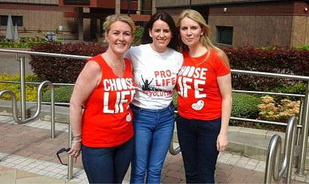 Precious Life Derry Members at Birmingham March for Life!