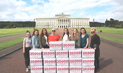 BREAKING: Precious Life present 20,000 strong Lobby for Life petition to NI Secretary of State