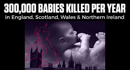 300,000 unborn babies killed across UK each year