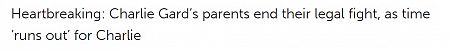 Heartbreaking: Charlie Gard’s parents end their legal fight, as time ‘runs out’ for Charlie