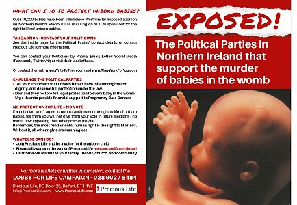 Precious Life expose hypocrisy of SDLP at Public Meeting