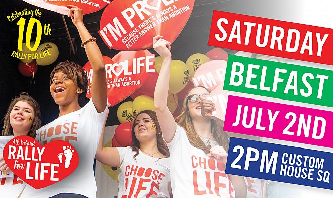 The All Ireland Rally for Life - Belfast - July 2nd 2016