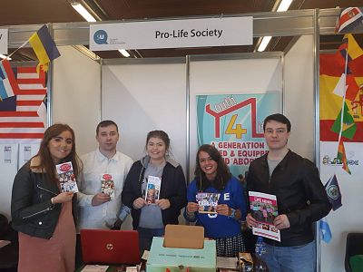 Pro-Life Society at Queen's Fresher's Fair