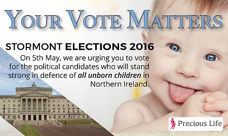 YOUR VOTE MATTERS - Stormont Elections - 5th May 2016