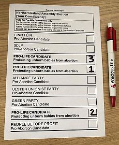 List of PRO-LIFE Candidates in your Constituency