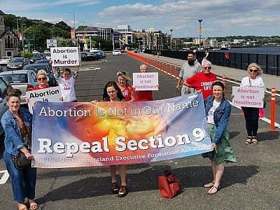 Precious Life's Repeal Section 9 Campaign visits Derry