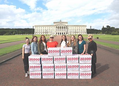 BREAKING: Precious Life present 20,000 strong Lobby for Life petition to NI Secretary of State