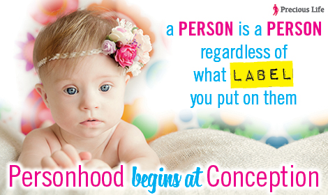 "Personhood begins at Conception" Campaign