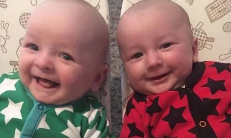 Mother labelled 'inhumane' for not aborting twins - babies are now healthy toddlers