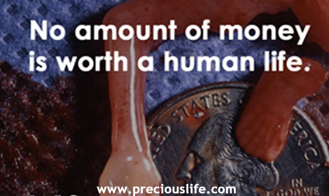 Precious Life condemn the IFPA for putting a price tag on human life and exploiting NI women for their own profit