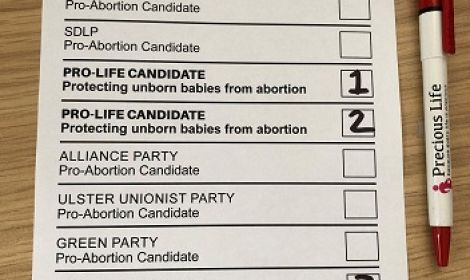 Make your vote count for unborn babies