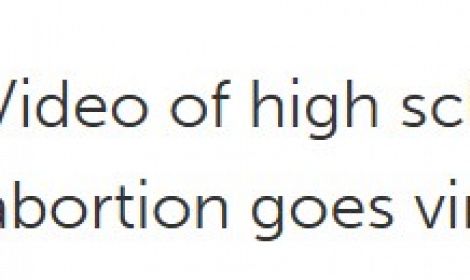 'I'm happy to be alive': Video of high school student thanking mother for not having abortion goes viral