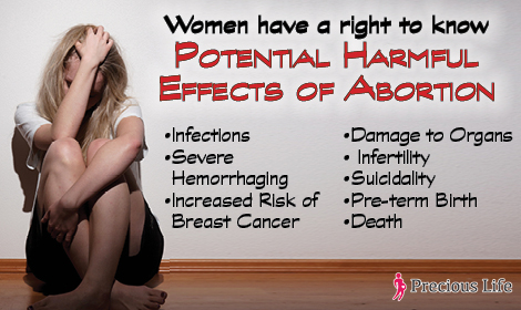 Post abortive woman says: